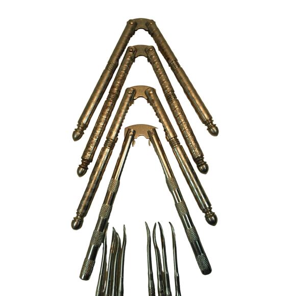 7 Metal Nutcrackers with10 Picks and 1 Metal Wood Nutcracker - Picture 6 of 6